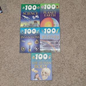 100 Things You Should Know About Book Lot - Science Human Body Earth Invention +